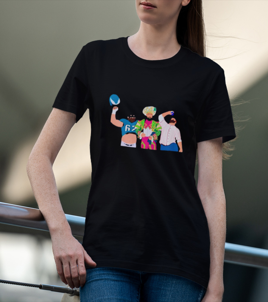 Philly Jason Kelce Iconic Outfits And Cheers T-Shirt