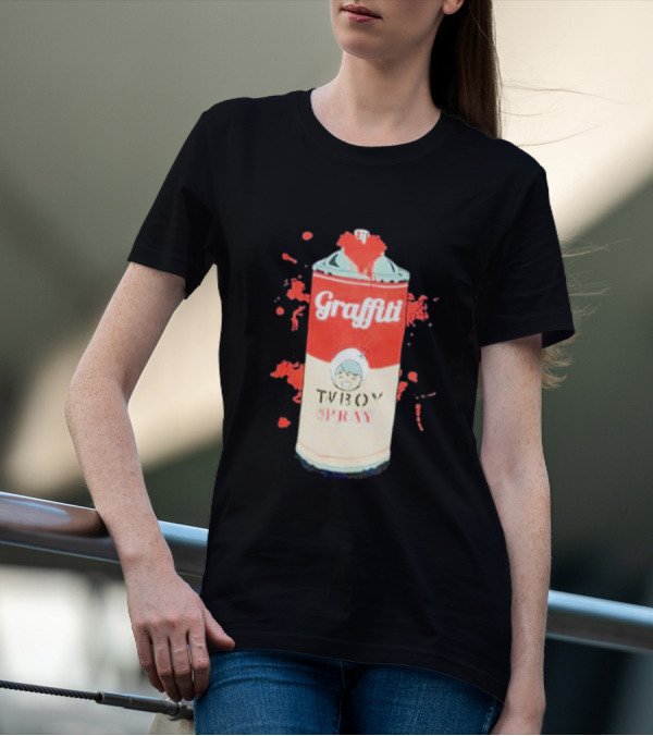 Graffiti TV Boy Spray Can Art Shawn Stockman T-Shirt