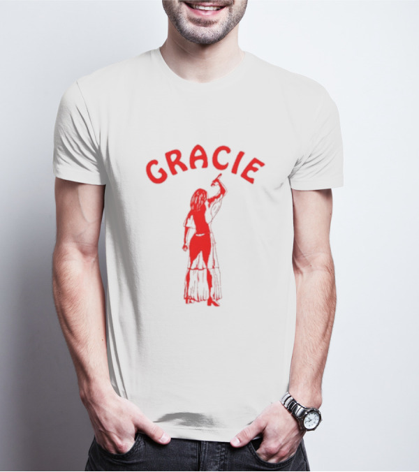 Gracie Abrams Red Silhouette Woman T-Shirt