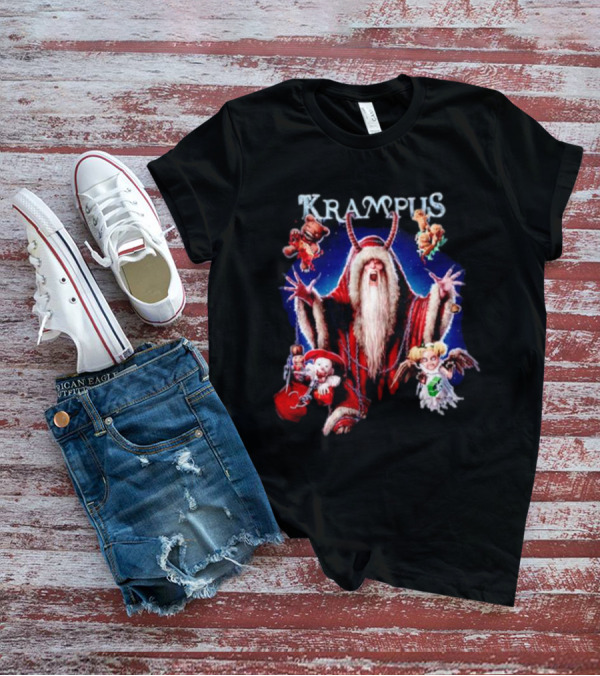 Krampus Unleash The Holiday Mischief Don't Open Till Christmas T-Shirt