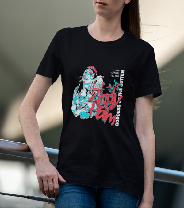 Ziggy Haim Goddess Of The Gutter Vibrant Portrait Style Iconic T-Shirt
