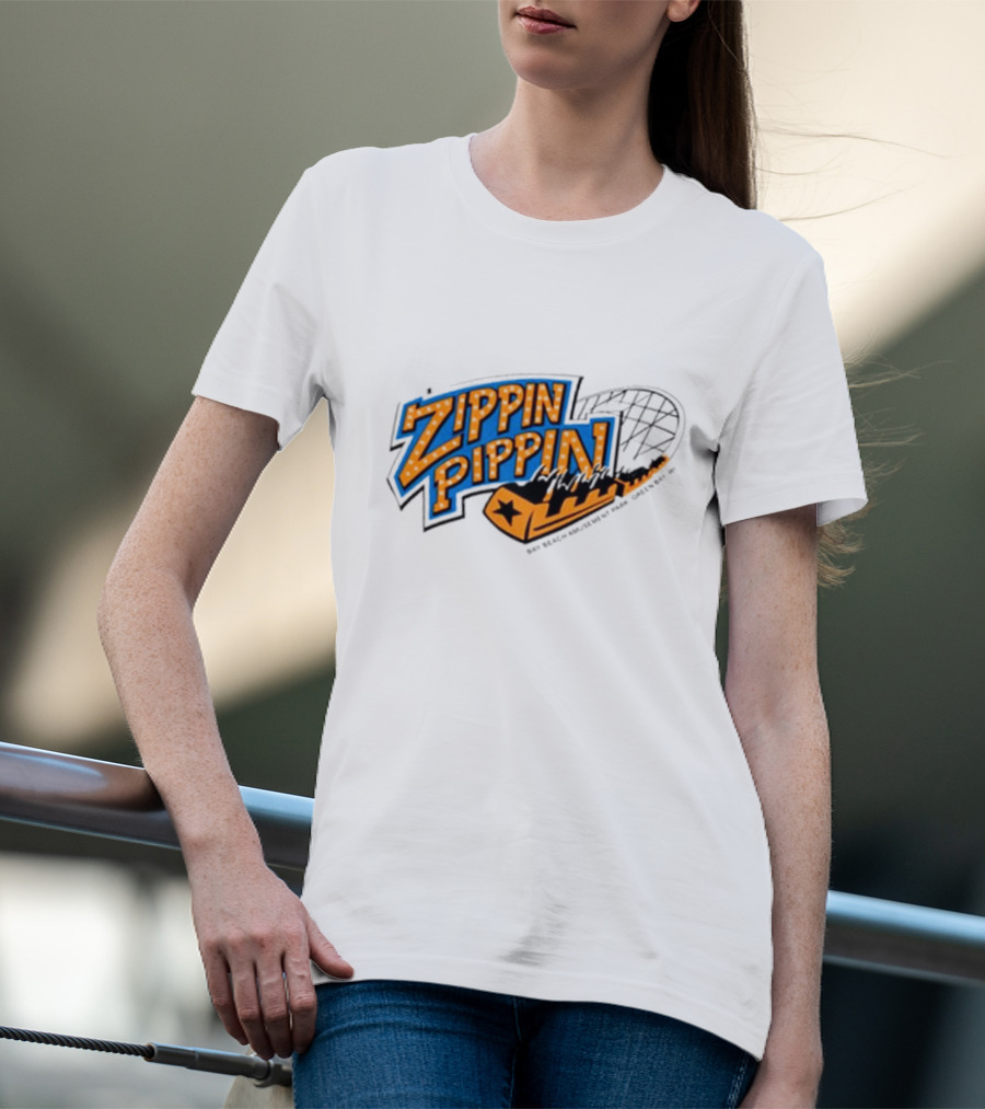 Zippin Pippin Roller Coaster Retro T-Shirt