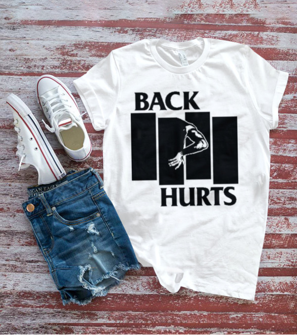 Black Flag Back Hurts T-Shirt