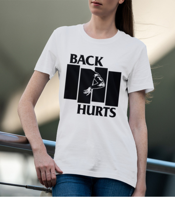 Black Flag Back Hurts T-Shirt