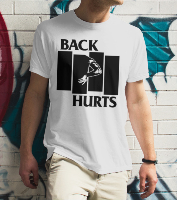 Black Flag Back Hurts T-Shirt