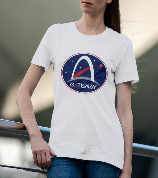 Gateway Program NASA Inspired St. Louis Arch T-Shirt