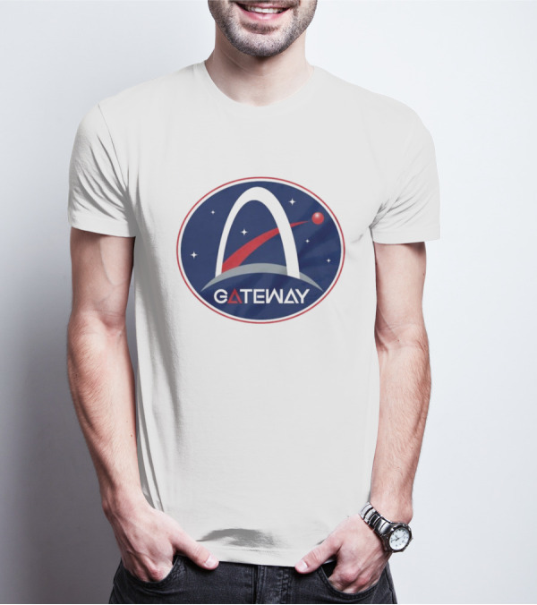 Gateway Program NASA Inspired St. Louis Arch T-Shirt