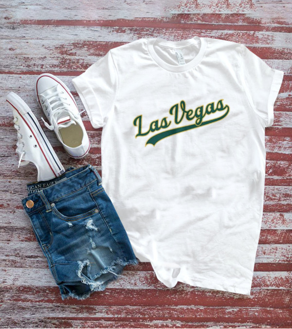 Las Vegas Baseball Script T-Shirt