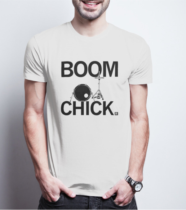 Boom Chick Drums Band Music T-Shirt