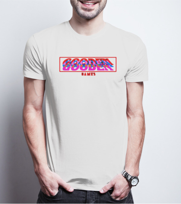 Drew Gooden Merch Gooden Games Glitch Text T-Shirt