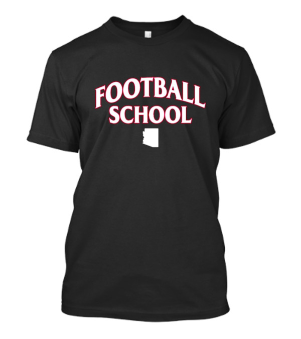 Football School Arizona State Outline T-Shirt