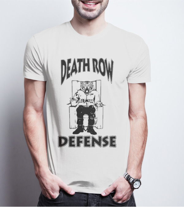 Missouri Tigers Death Row Defense Football Tiger Electric Chair T-Shirt