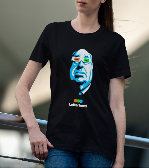 Hitch Portrait Pop Art Letterboxd T-Shirt