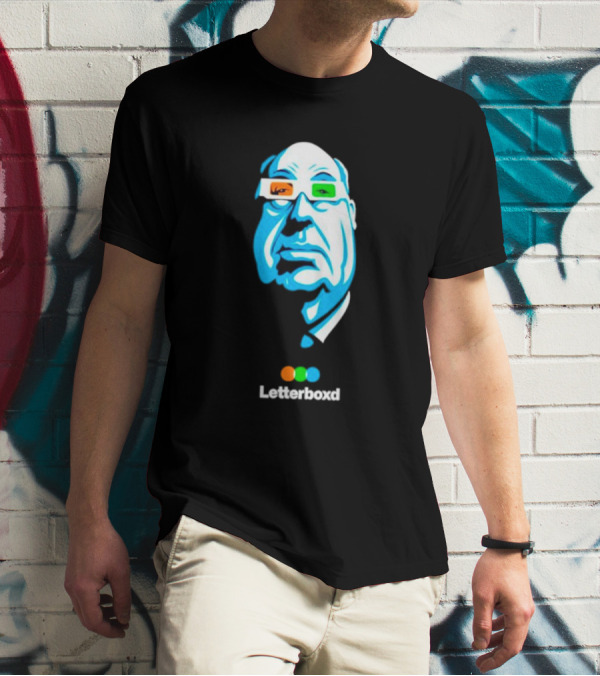 Hitch Portrait Pop Art Letterboxd T-Shirt