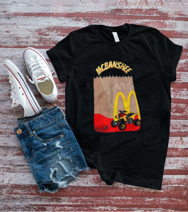 MCBANSHEE Logo Bag With Yellow Quad Bike And McDonald's Arches T-Shirt