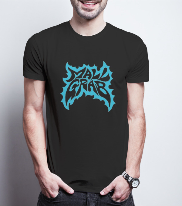 Mall Grab Psychedelic Blue Flame T-Shirt