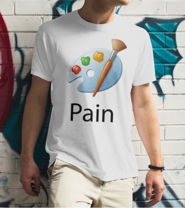 Pain Microsoft Paint Palette Brush T-Shirt