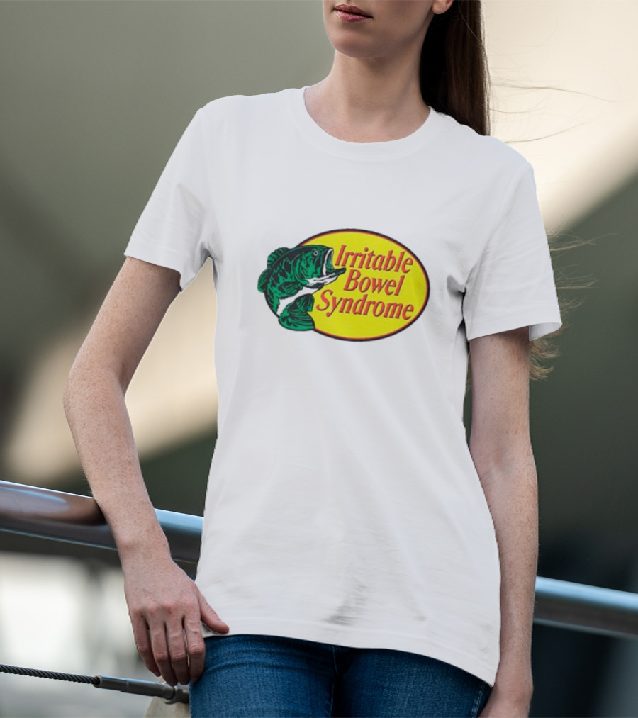 Irritable Bowel Syndrome Bass Fish T-Shirt