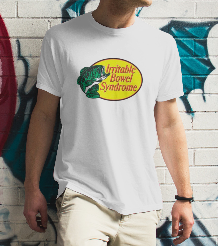 Irritable Bowel Syndrome Bass Fish T-Shirt