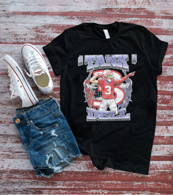 TANK Dell 3 Houston Texans Football Athlete T-Shirt
