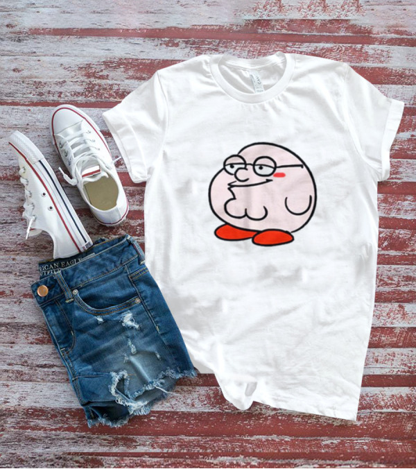 Peter Griffin Kirby Crossover Parody Character Mashup T-Shirt
