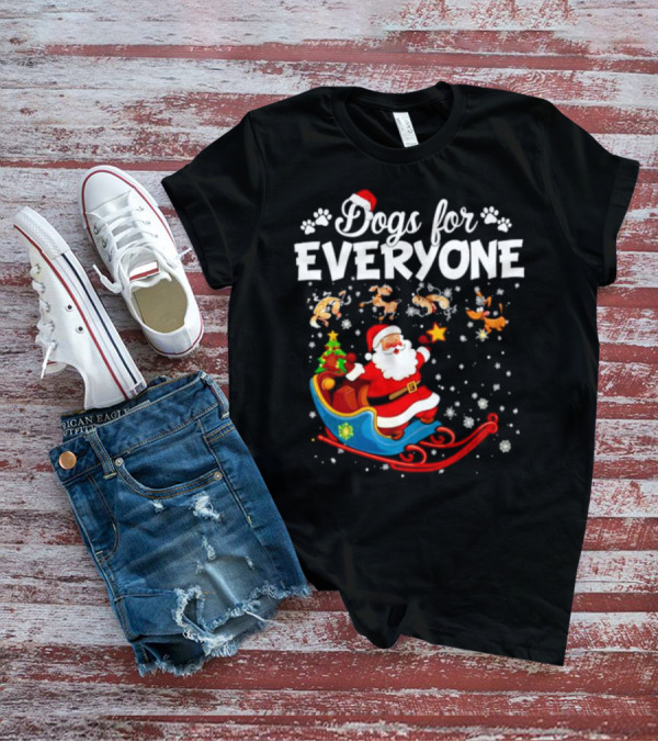 Dogs For Everyone Santa Claus Sled T-Shirt