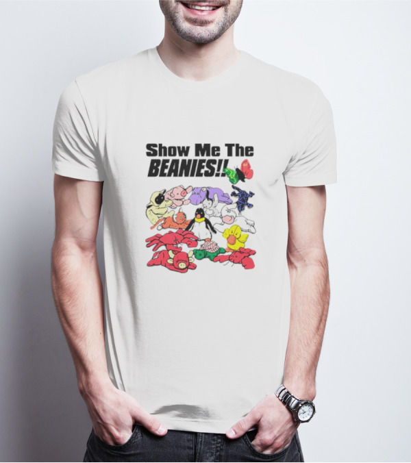 Show Me The Beanies Colorful Toy Collection T-Shirt