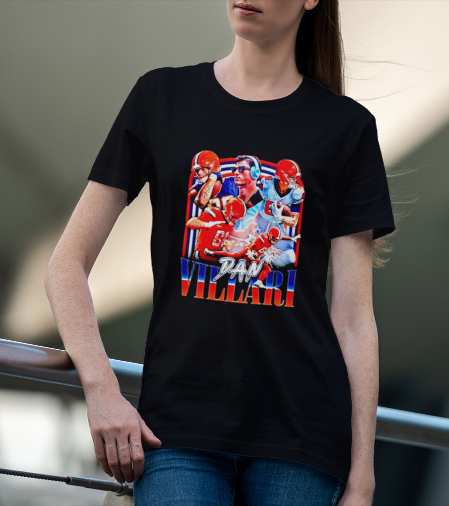 Syracuse University Dan Villari Football Action Collage T-Shirt