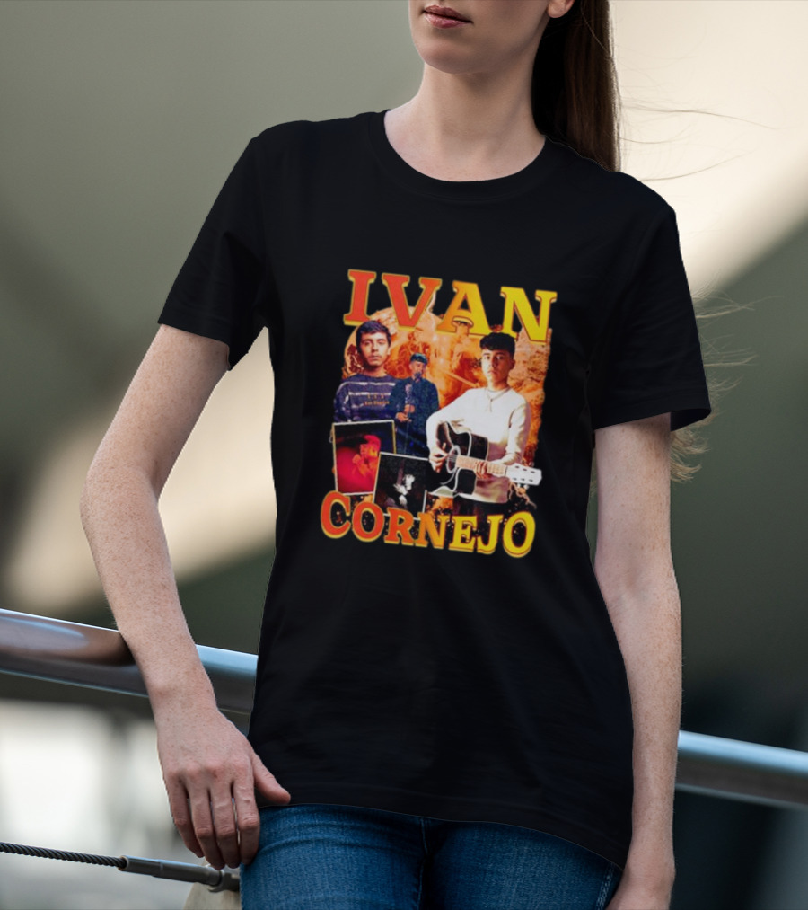 Ivan Cornejo Vintage Music Collage T-Shirt