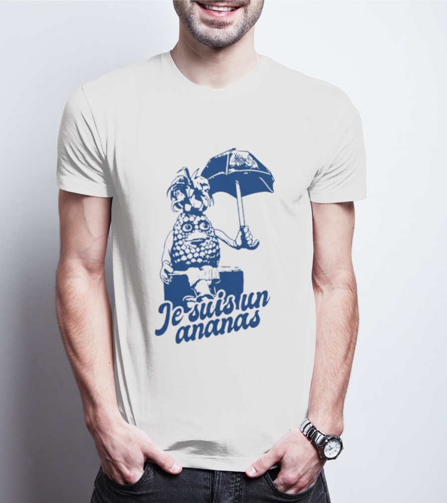 Je Suis Un Ananas Avec Parapluie Et Personnage Humoristique T-Shirt