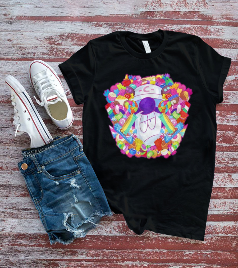 Overwhelming Sweet Colorful Candy Explosion T-Shirt