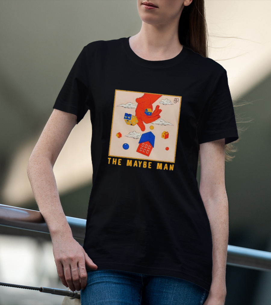 The Maybe Man Floating Houses And Clouds AJR T-Shirt
