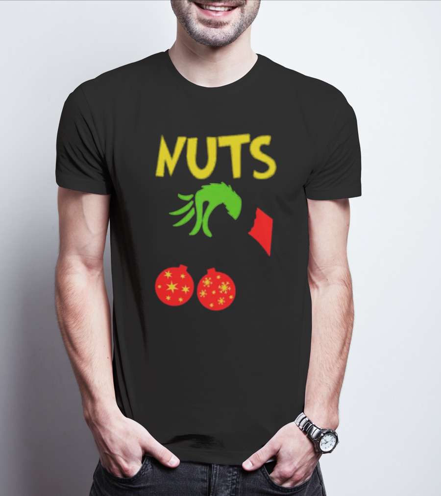 Nuts Grinch Christmas Couples Baby T-Shirt