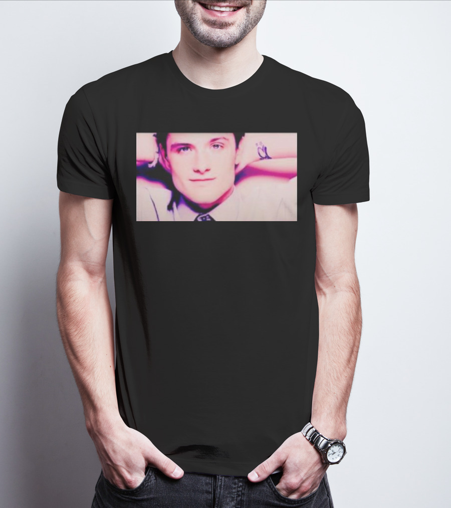Josh Hutcherson Whistle Iconic Pose T-Shirt