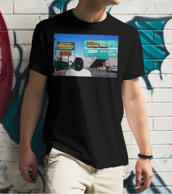 Slauson Super Mall Anti Social Super Mall Self Storage T-Shirt
