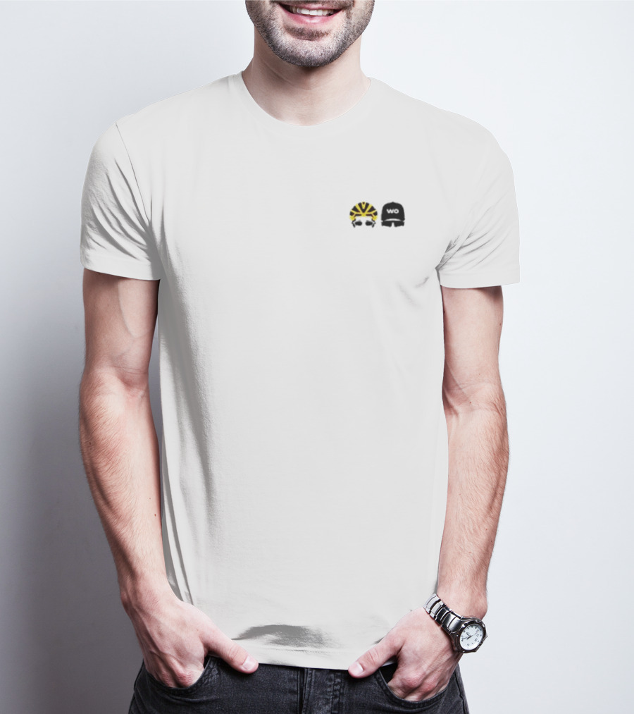 Watts Occurring Yellow Helmet Black Ski Mask Duo T-Shirt