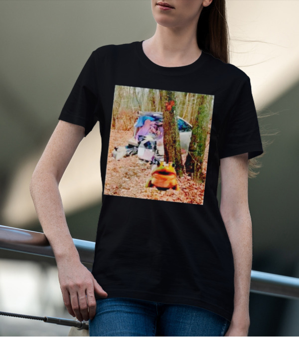 Frogged Undertime Slopper Car In The Woods T-Shirt