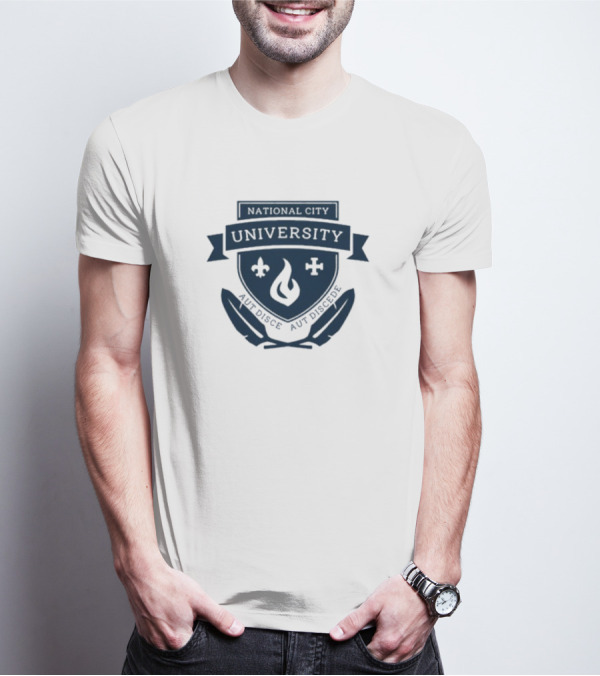 National City University Lena Luthor Aut Disce Aut Discede T-Shirt