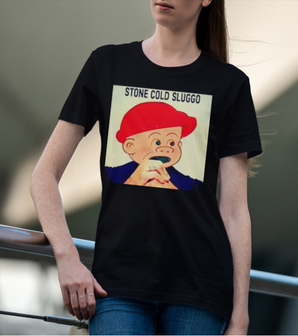 STONE COLD SLUGGO RED HAT CHARACTER HAND GESTURE T-Shirt