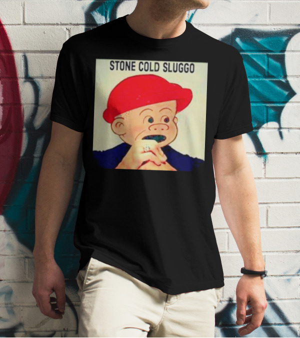 STONE COLD SLUGGO RED HAT CHARACTER HAND GESTURE T-Shirt