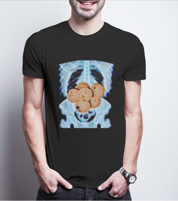 Uncle’s X-Ray Cookies Inside Skeleton Bones T-Shirt