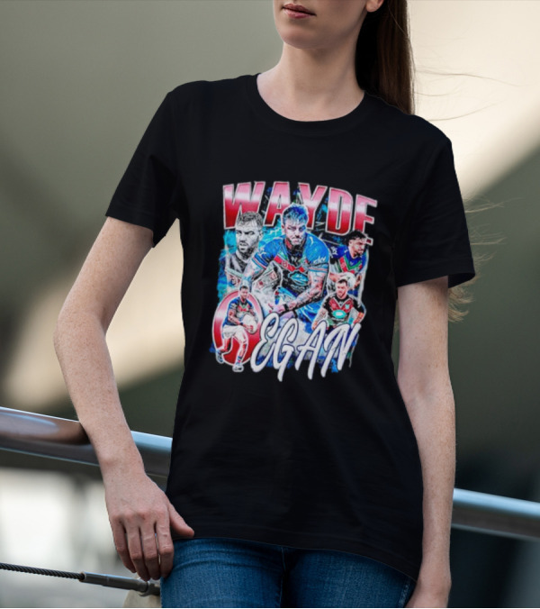 Wayde Egan New Zealand Warriors Rugby T-Shirt