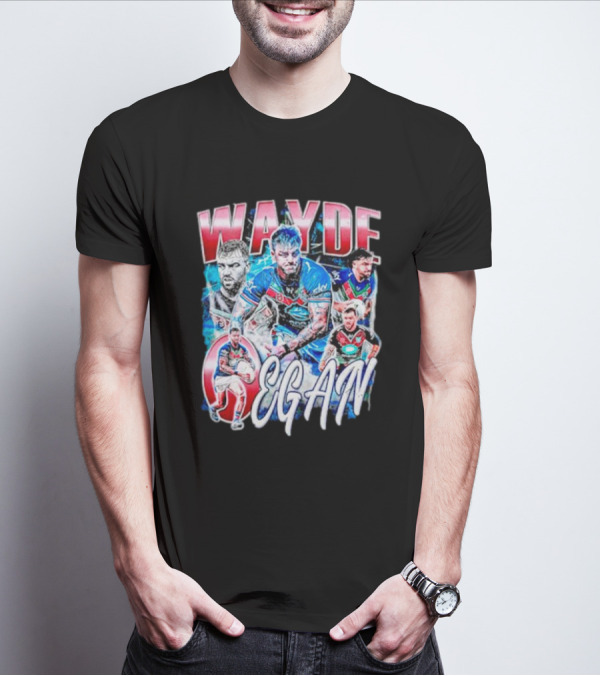 Wayde Egan New Zealand Warriors Rugby T-Shirt
