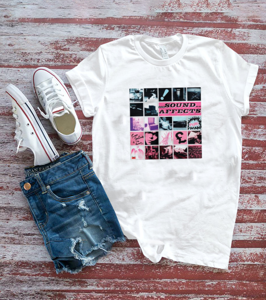 The Jam Sound Affects Album Collage Pop T-Shirt