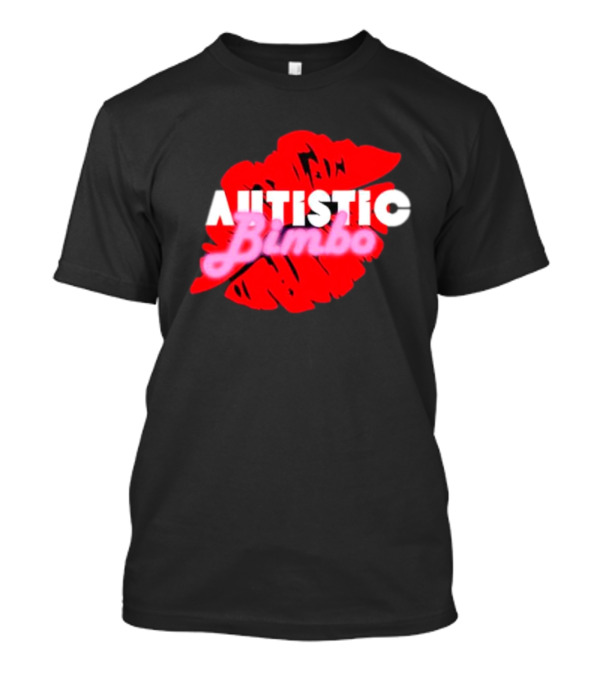 Autistic Bimbo Red Lips T-Shirt