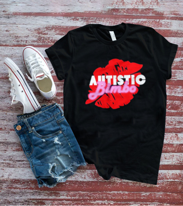 Autistic Bimbo Red Lips T-Shirt