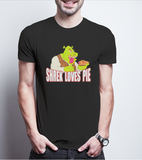Shrek Loves Pie Ogre Eating T-Shirt