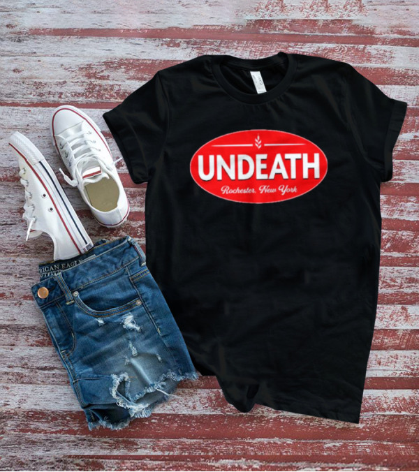UNDEATH Rochester New York Red Oval Emblem T-Shirt