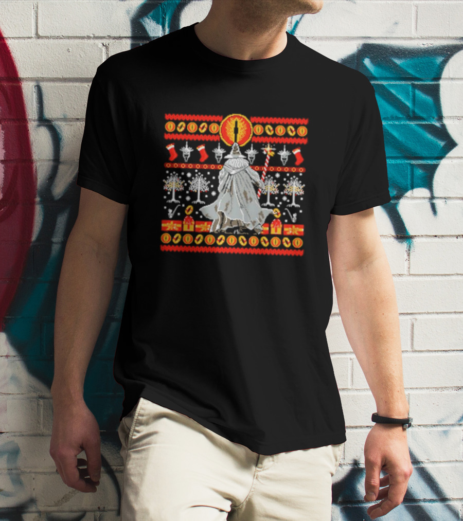Gandalf Eye Tree Holiday T-Shirt