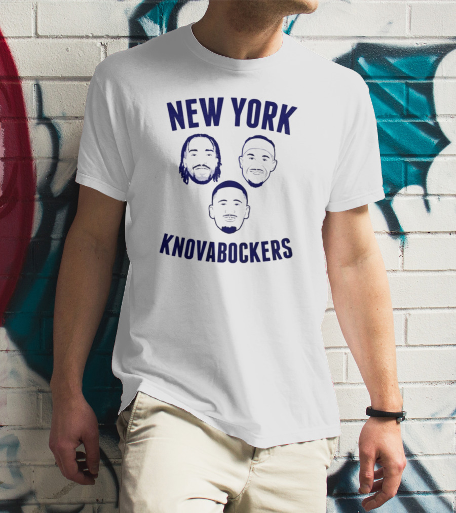 New York Knovabockers With Trio Faces T-Shirt